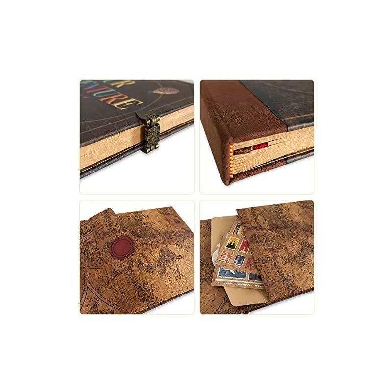 Our Adventure Book Travel Diary Photo Book,scrapbook Photo Album,Retro Style Travel Souvenir - Image 3