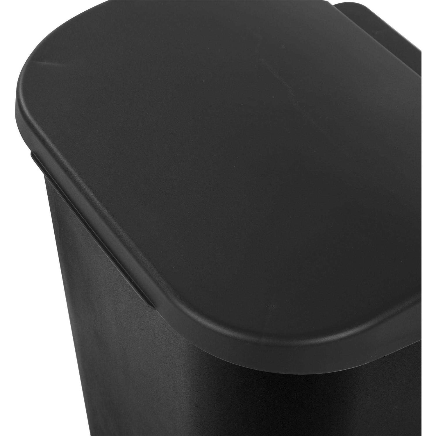 Brightroom 11.3gal Lift Top Waste Basket Black - Image 2