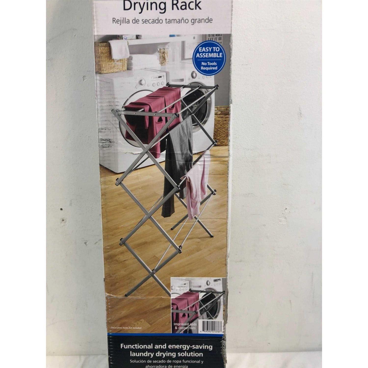 Mainstays Oversized Collapsible Steel Laundry Drying Rack - Image 2