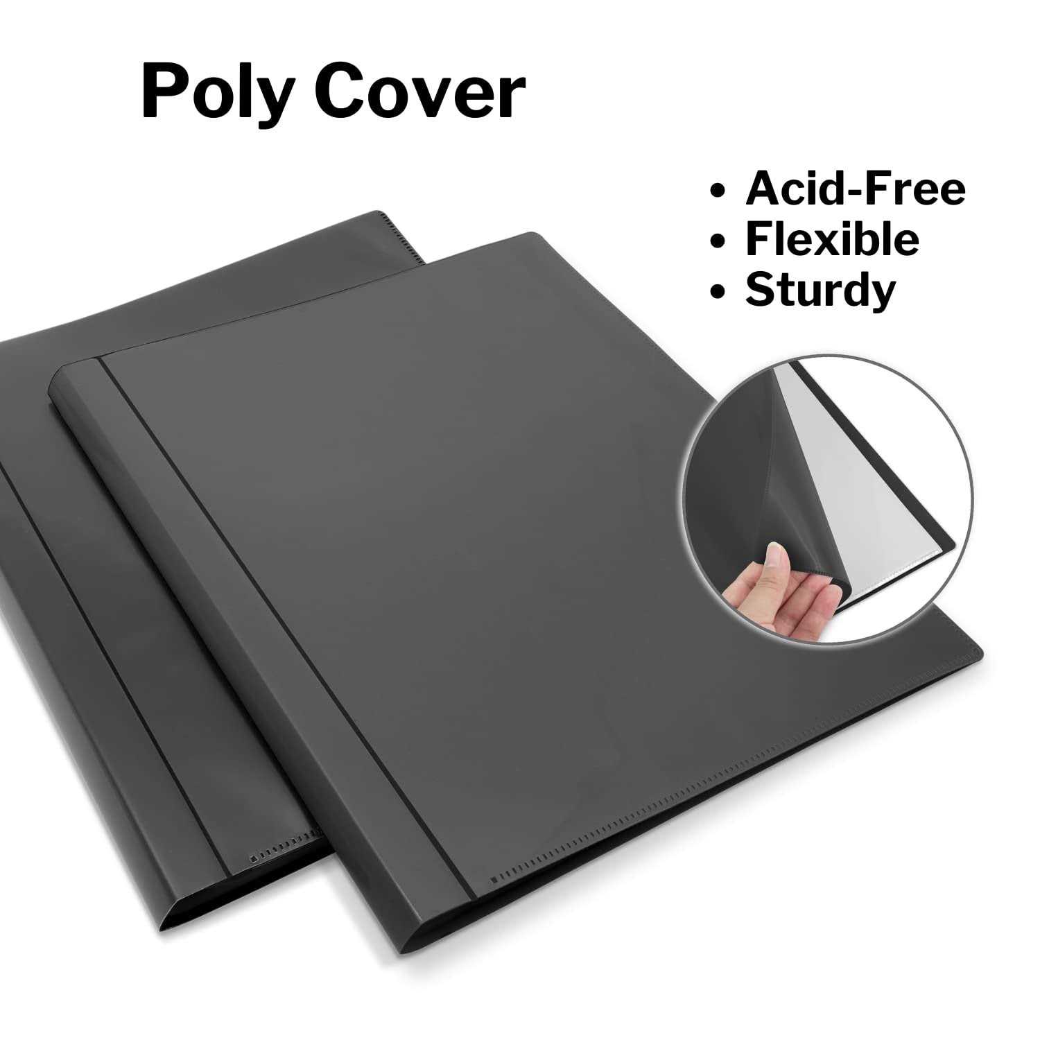Dunwell Binder with Plastic Sleeves Presentation Book - Image 2