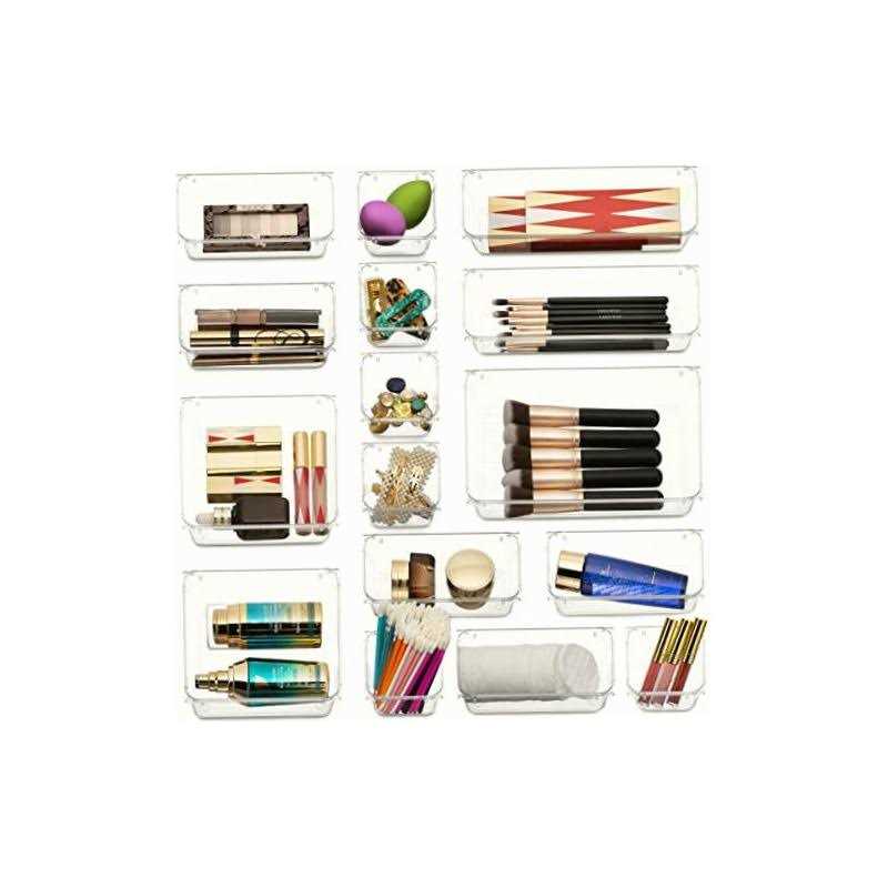 Alternative view of Seseno 25 Pcs Drawer Organizer Set Dresser Desk Drawer Dividers