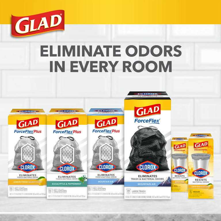 Glad Drawstring Small Trash Bags - Image 5