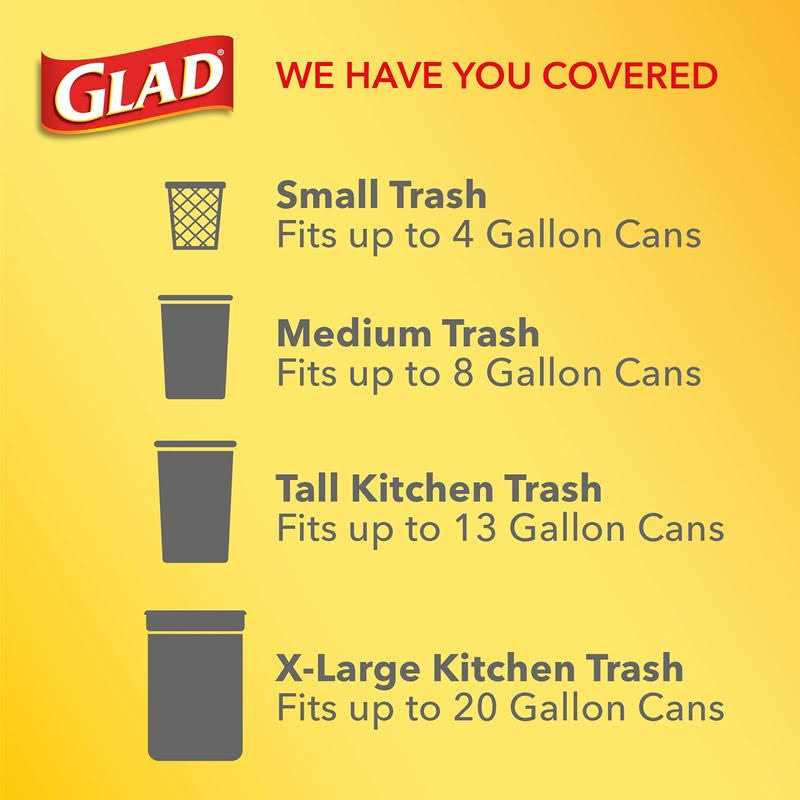 Glad Drawstring Small Trash Bags - Image 4