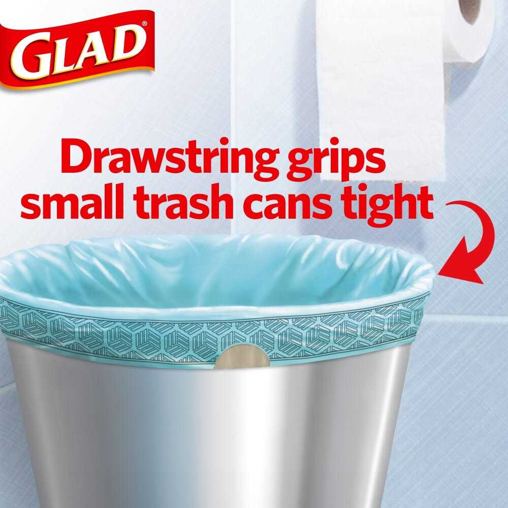 Glad Drawstring Small Trash Bags - Image 4