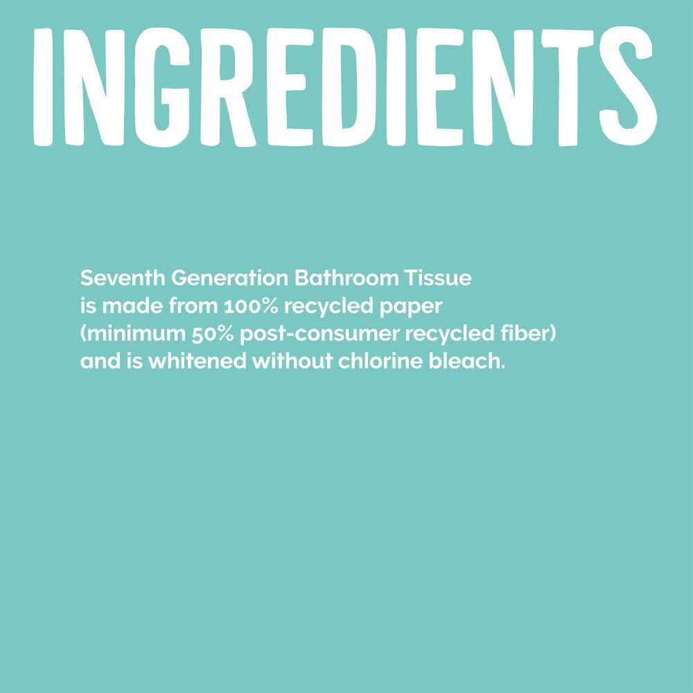 Alternative view of Seventh Generation 100% Recycled Bathroom Tissue