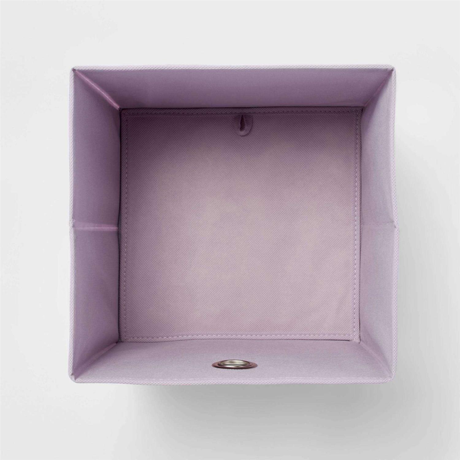 Room Essentials 11 Fabric Cube Storage Bin Cross Hatched - Image 2