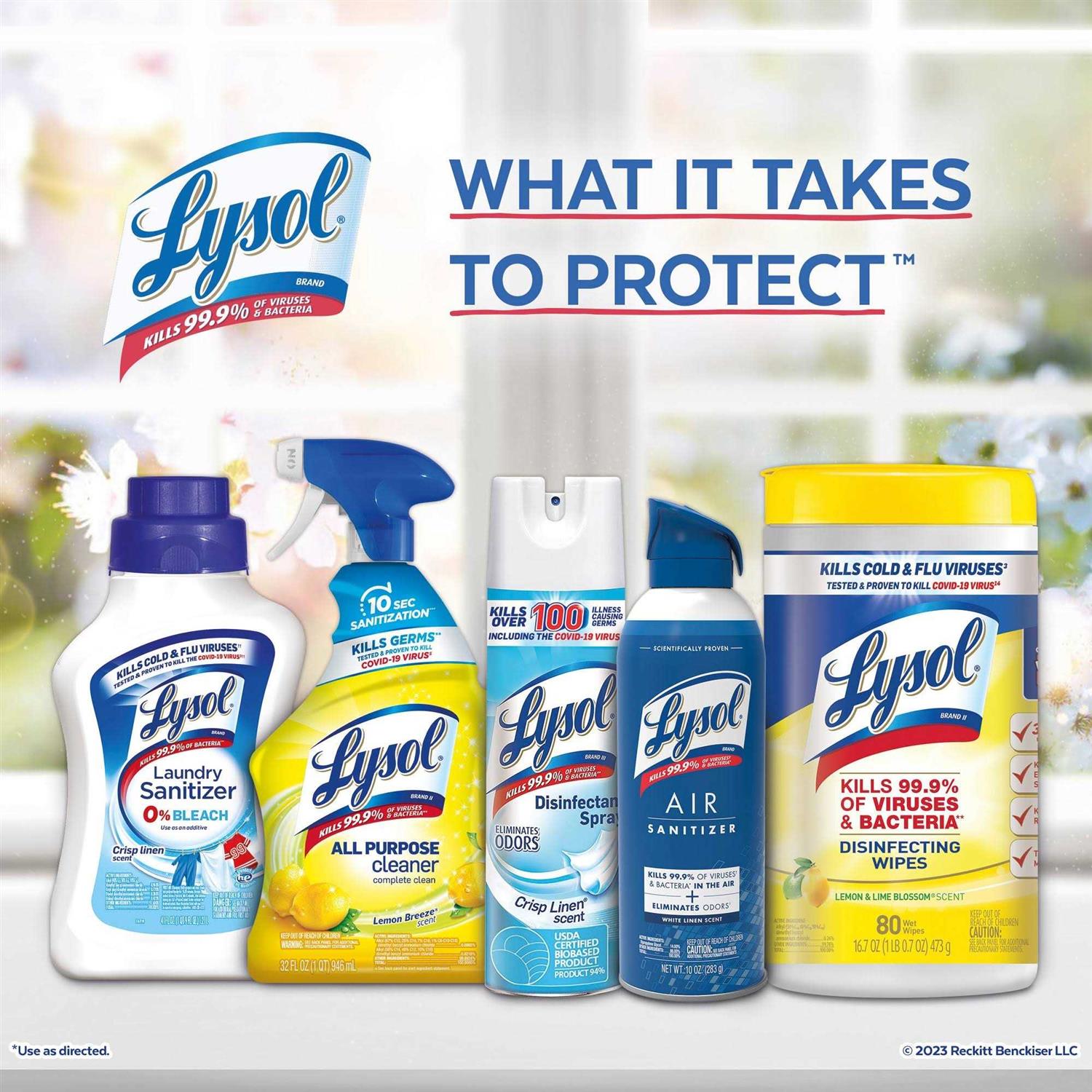 Lysol Air Sanitizer White Linen Scent - Image 5
