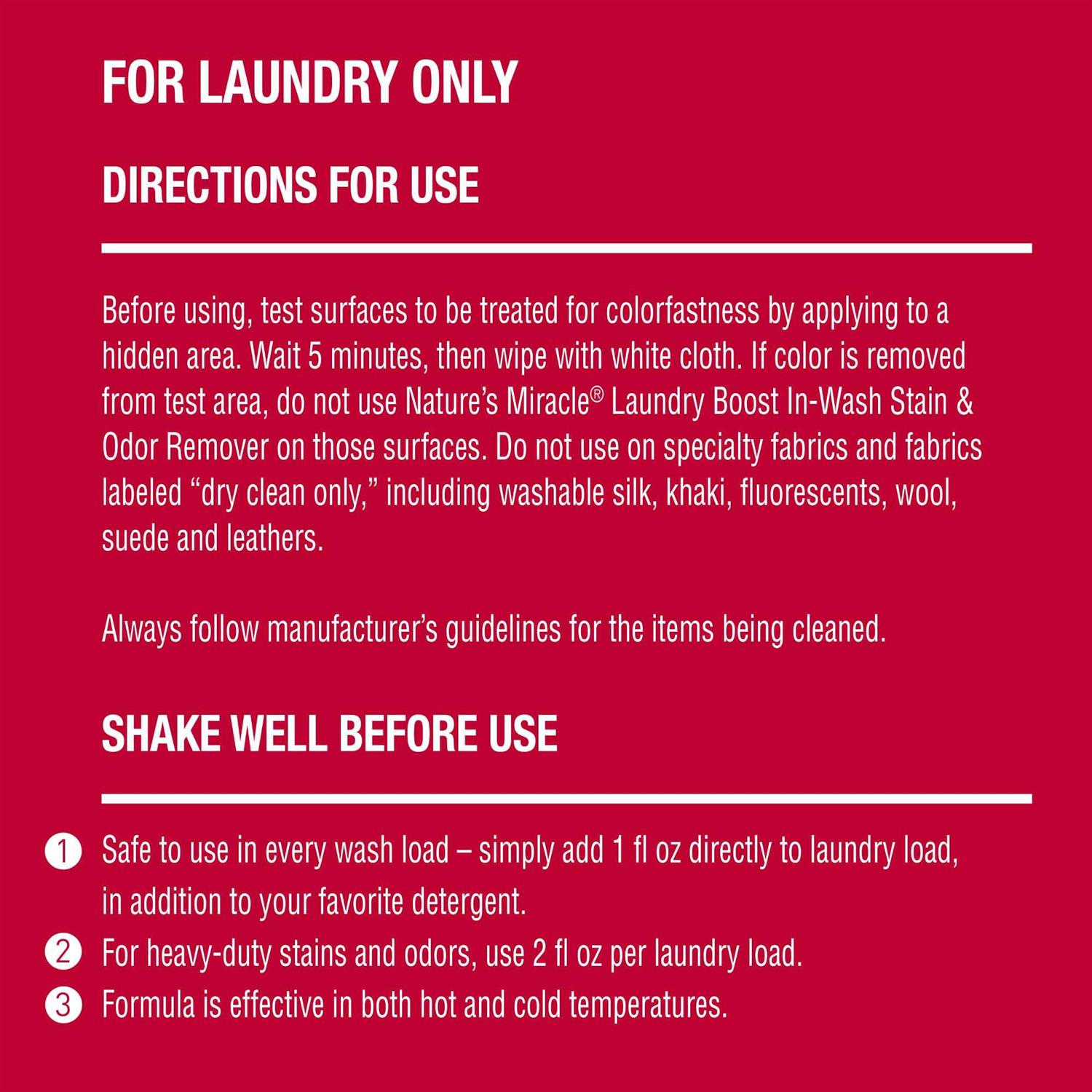 Nature's Miracle Stain & Odor Additive Laundry Boost - Image 4