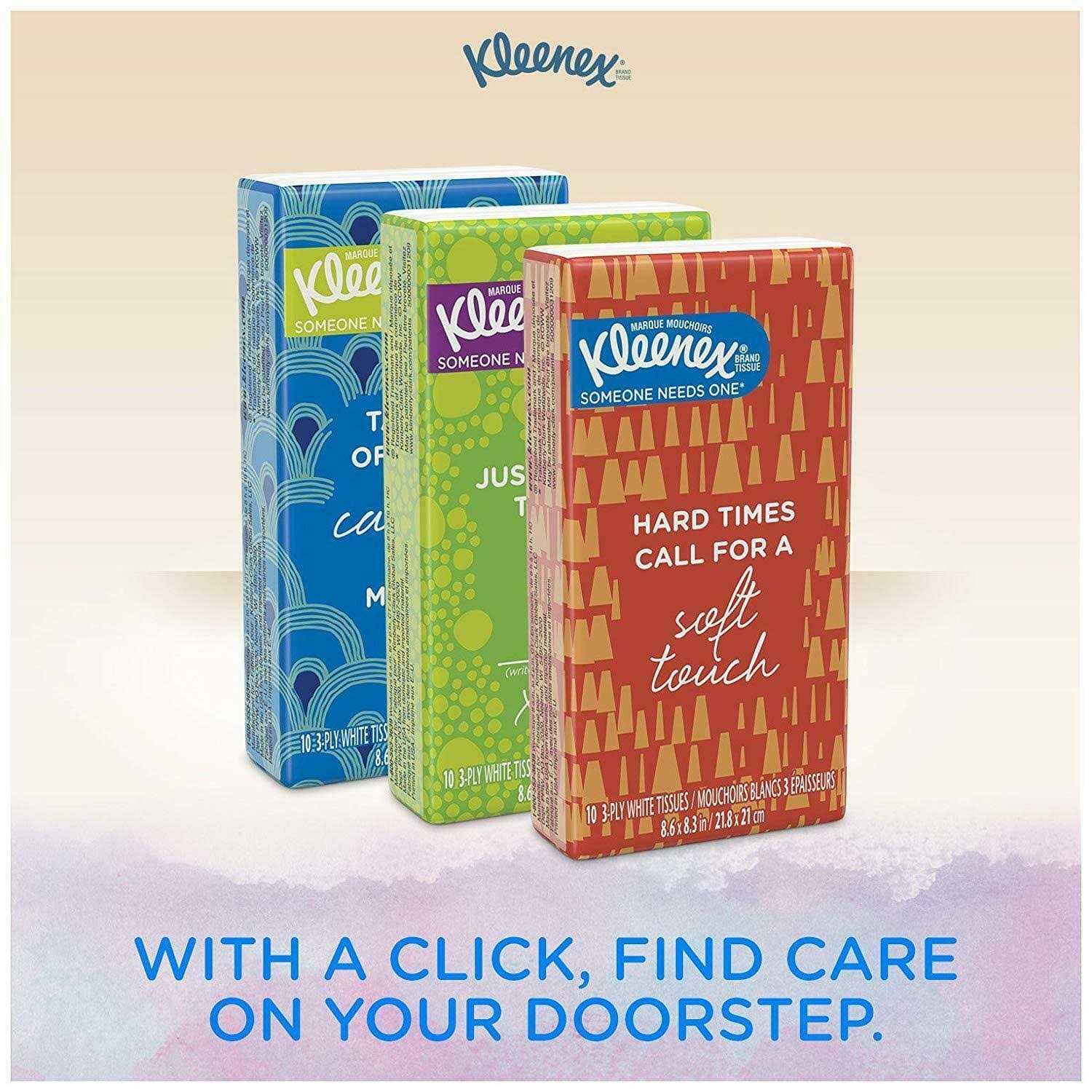 Kleenex On The Go Packs Facial Tissues - Image 5