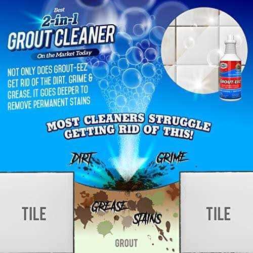 IT JUST Works! Grout-eez Super Heavy-Duty Grout Cleaner. Easy and - Image 4