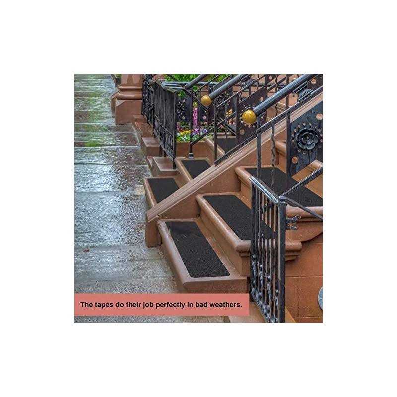 MBIGM Non-Slip Outdoor Stair Treads Anti Slip 6 X 30 Grip Tape Adhesive Strips - Image 2