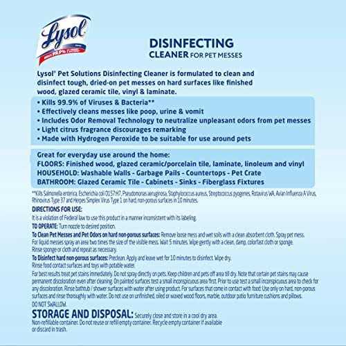 Lysol Pet Solutions Disinfecting Cleaner Citrus Blossom - Image 2