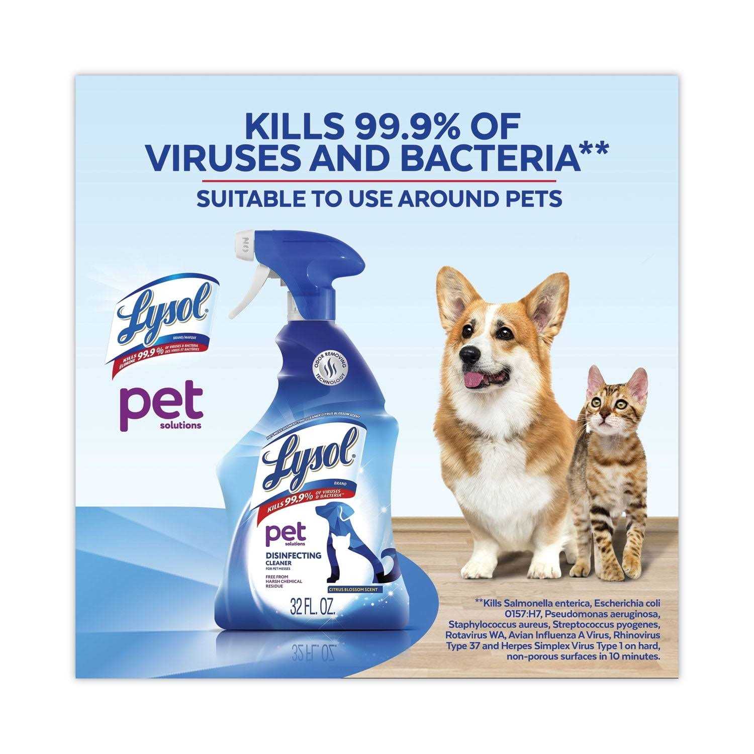 Lysol Pet Solutions Disinfecting Cleaner Citrus Blossom - Image 4