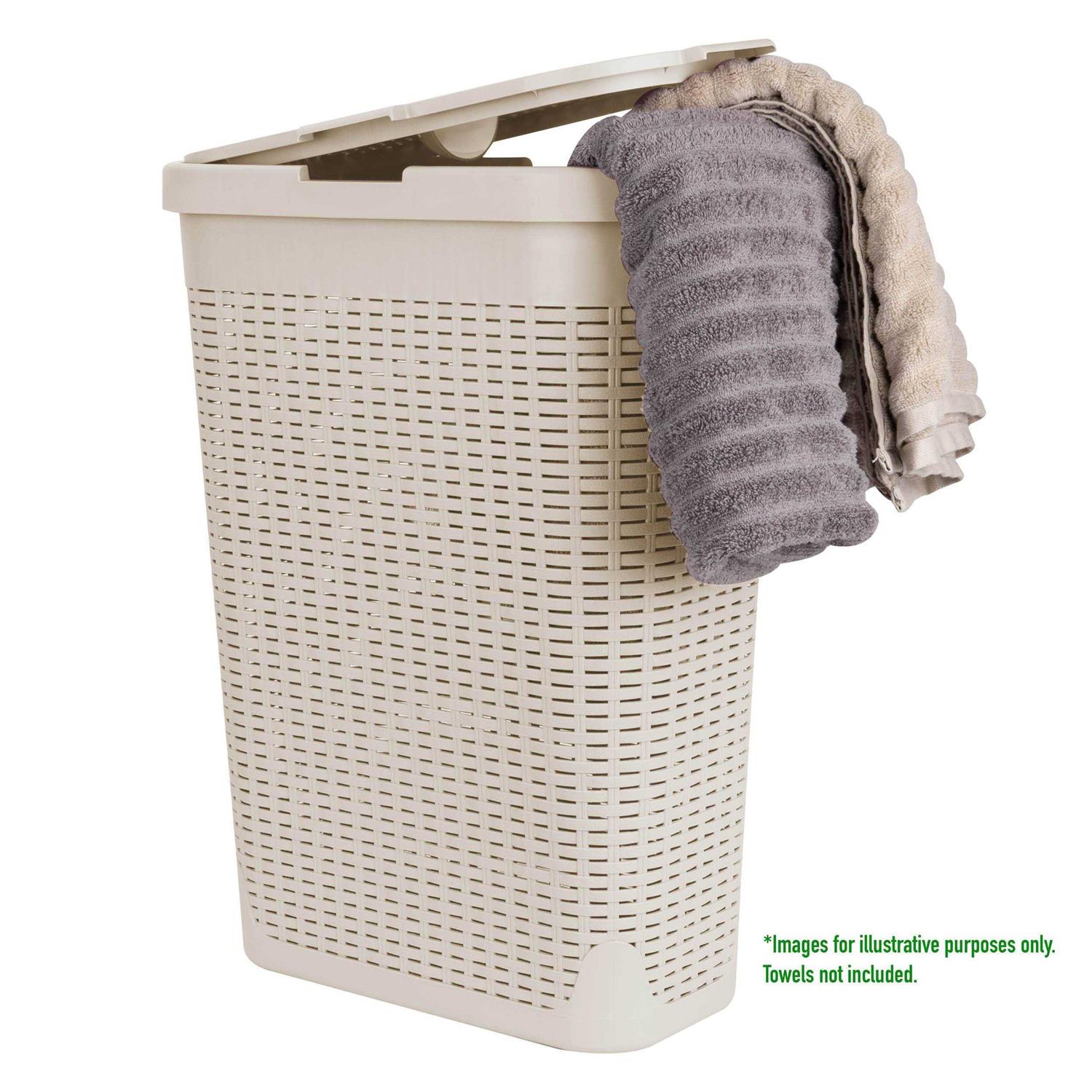 Mind Reader Basket Slim Laundry Hamper - Image 2