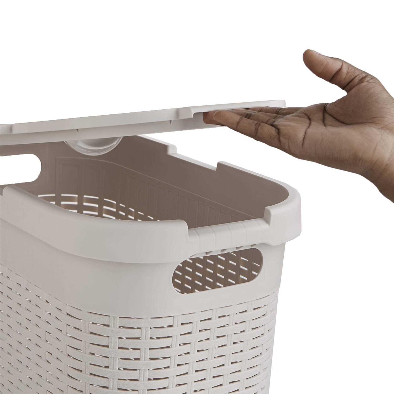 Mind Reader Basket Slim Laundry Hamper - Image 3