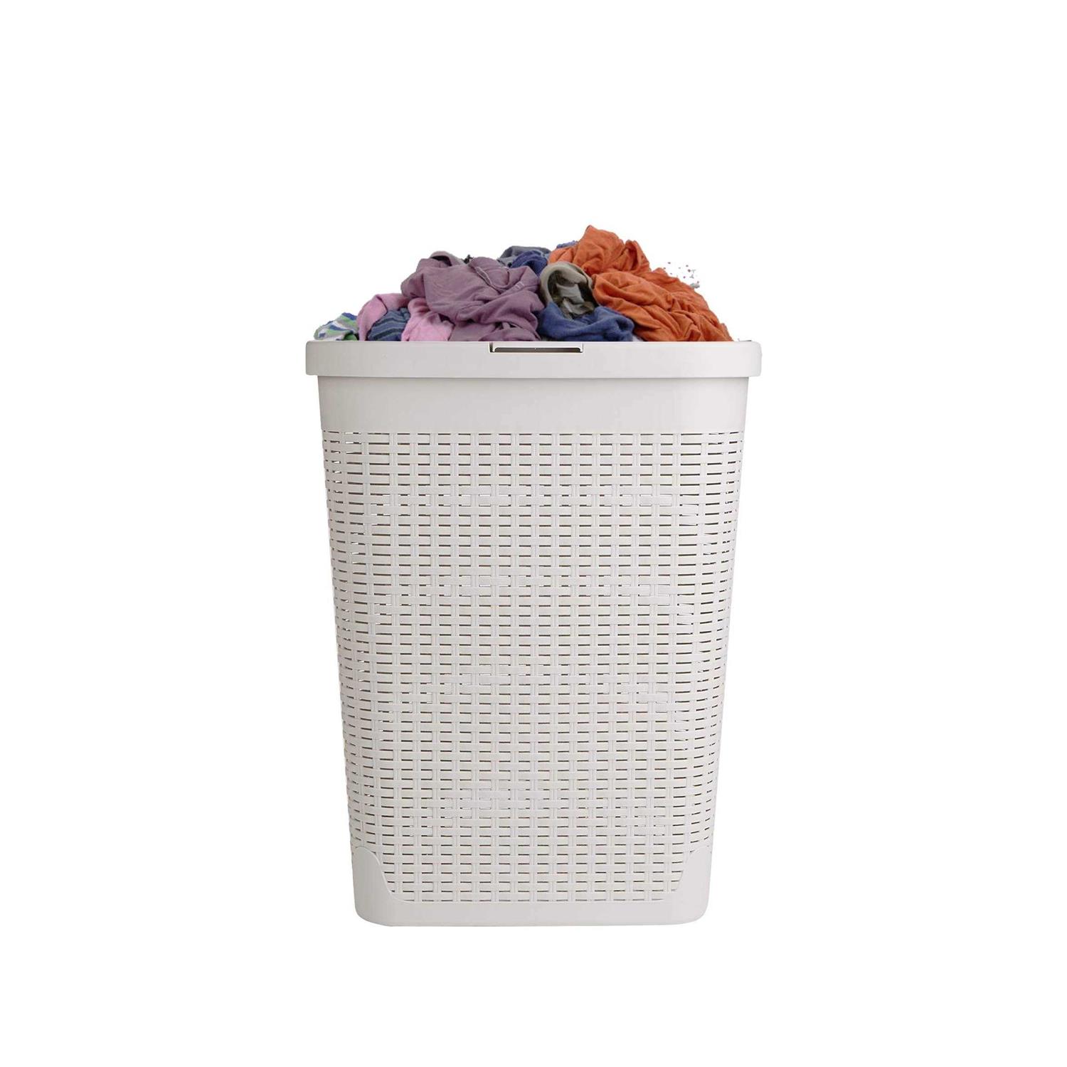 Mind Reader Basket Slim Laundry Hamper - Image 4
