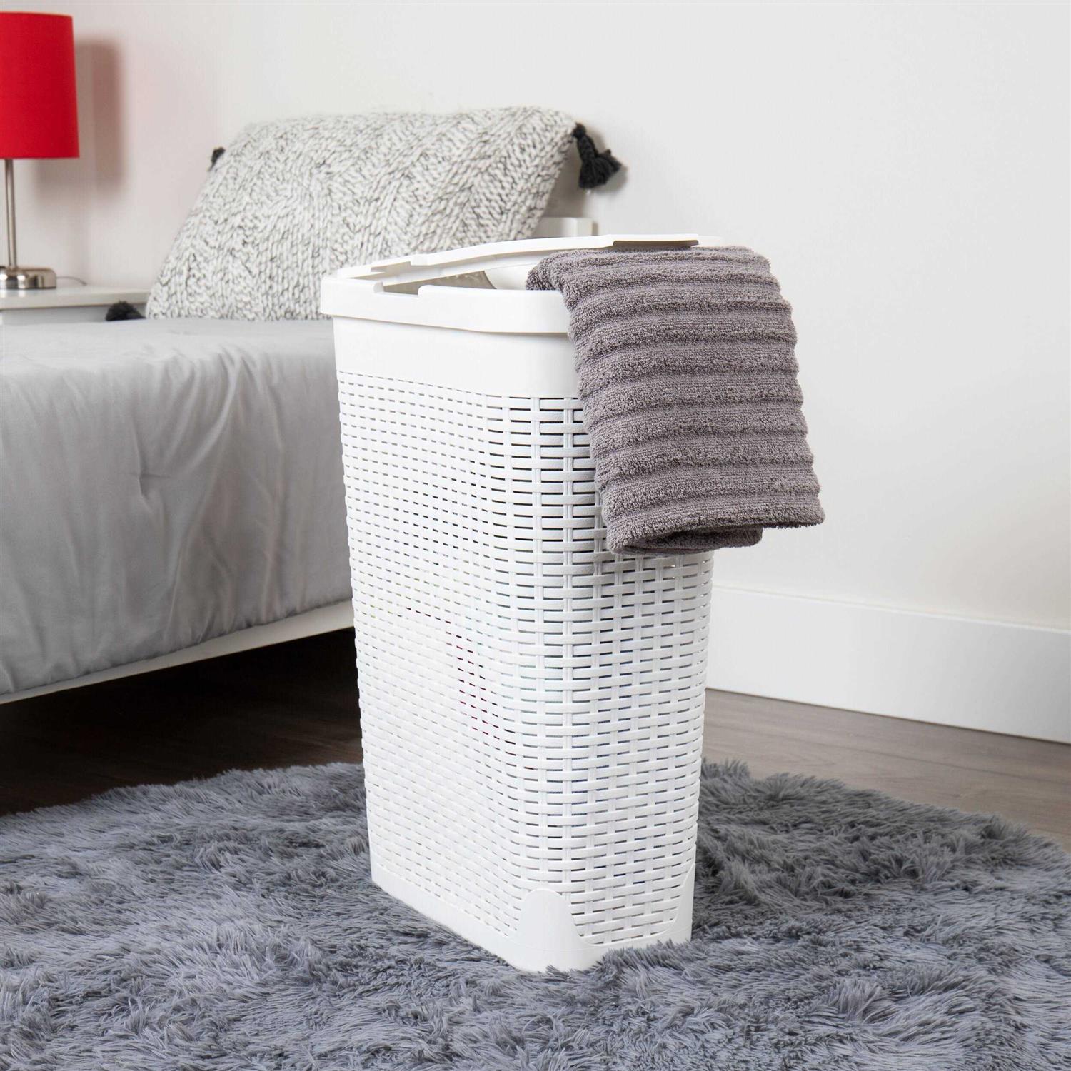 Mind Reader Basket Slim Laundry Hamper - Image 2