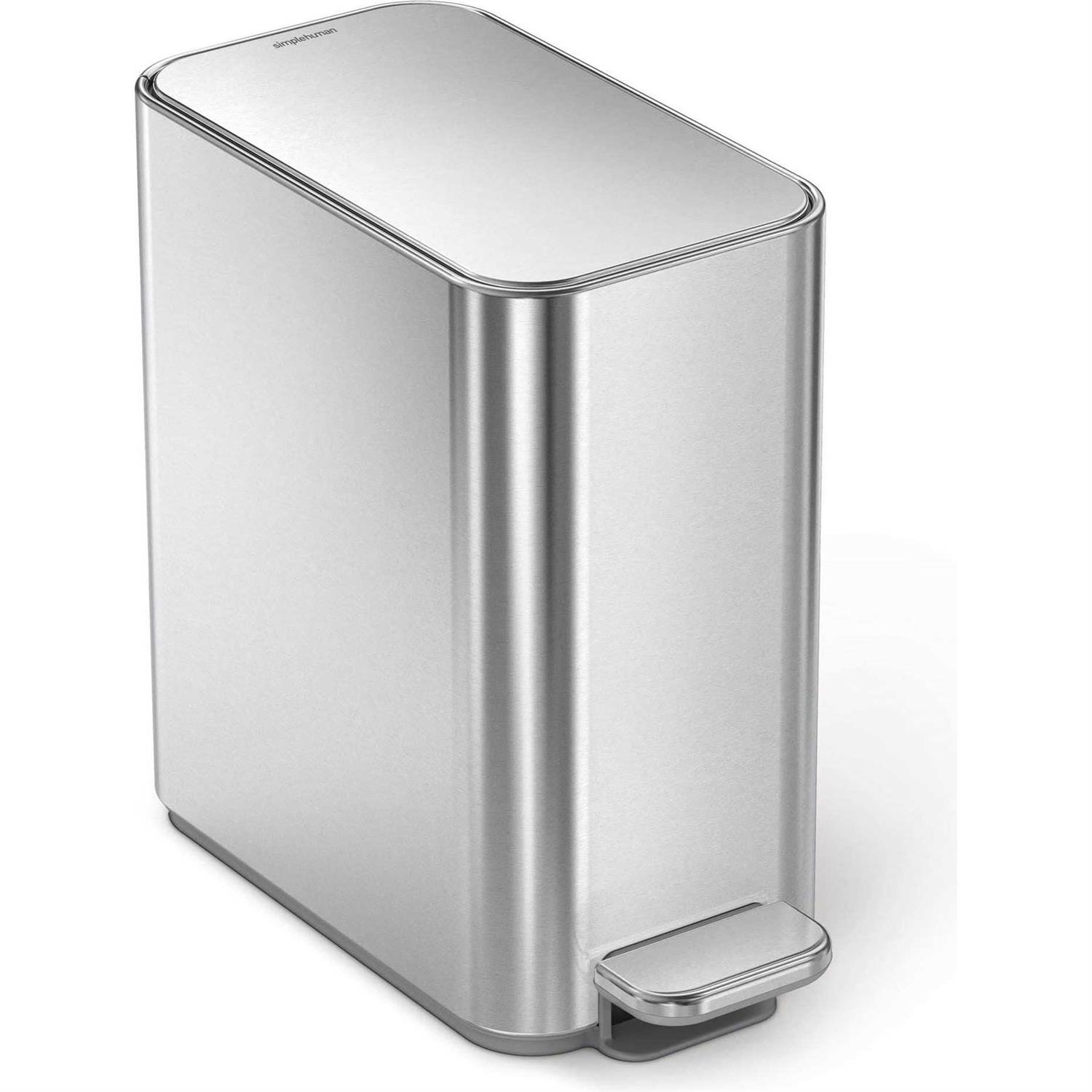 simplehuman Steel Slim Step Can