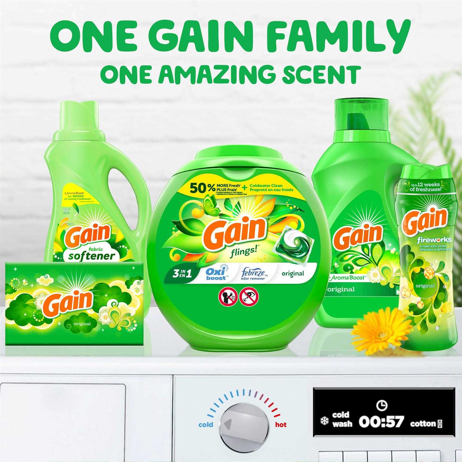 Gain Flings Laundry Detergent - Image 2