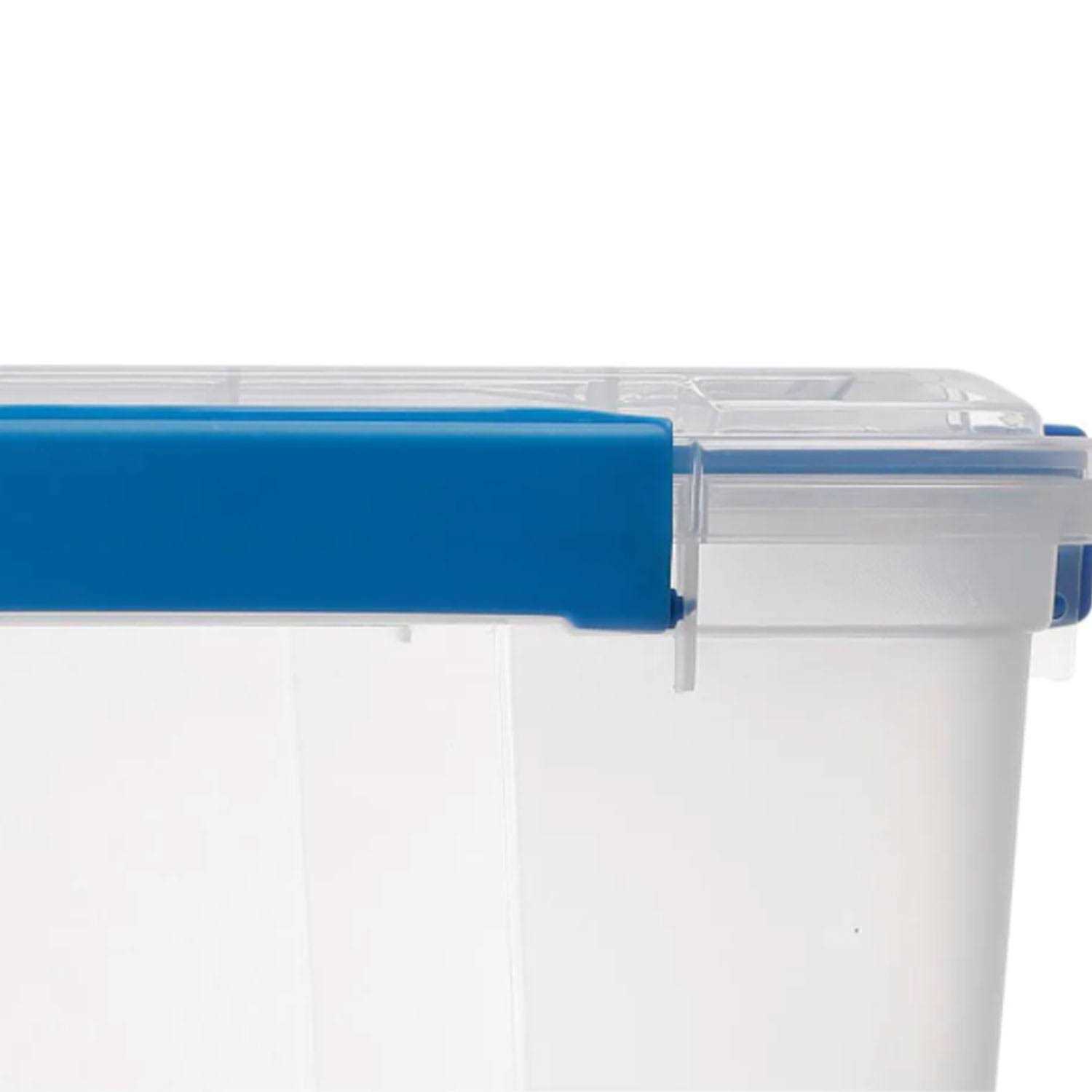 Ezy Storage IP67 Rated Waterproof Plastic Storage Tote with Lid - Image 4