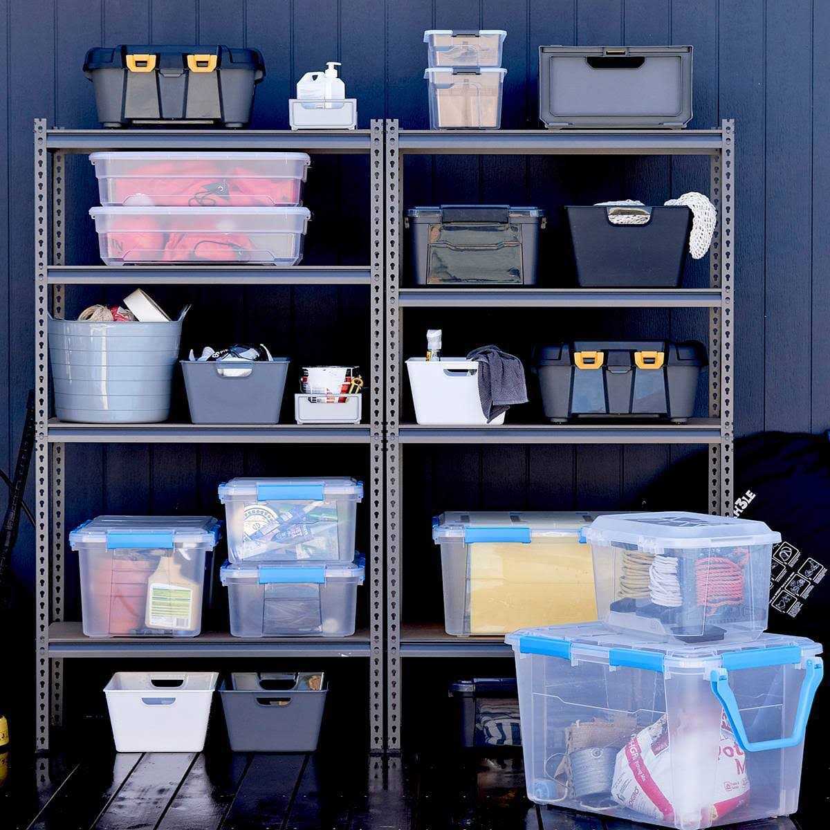 Ezy Storage IP67 Rated Waterproof Plastic Storage Tote with Lid - Image 5