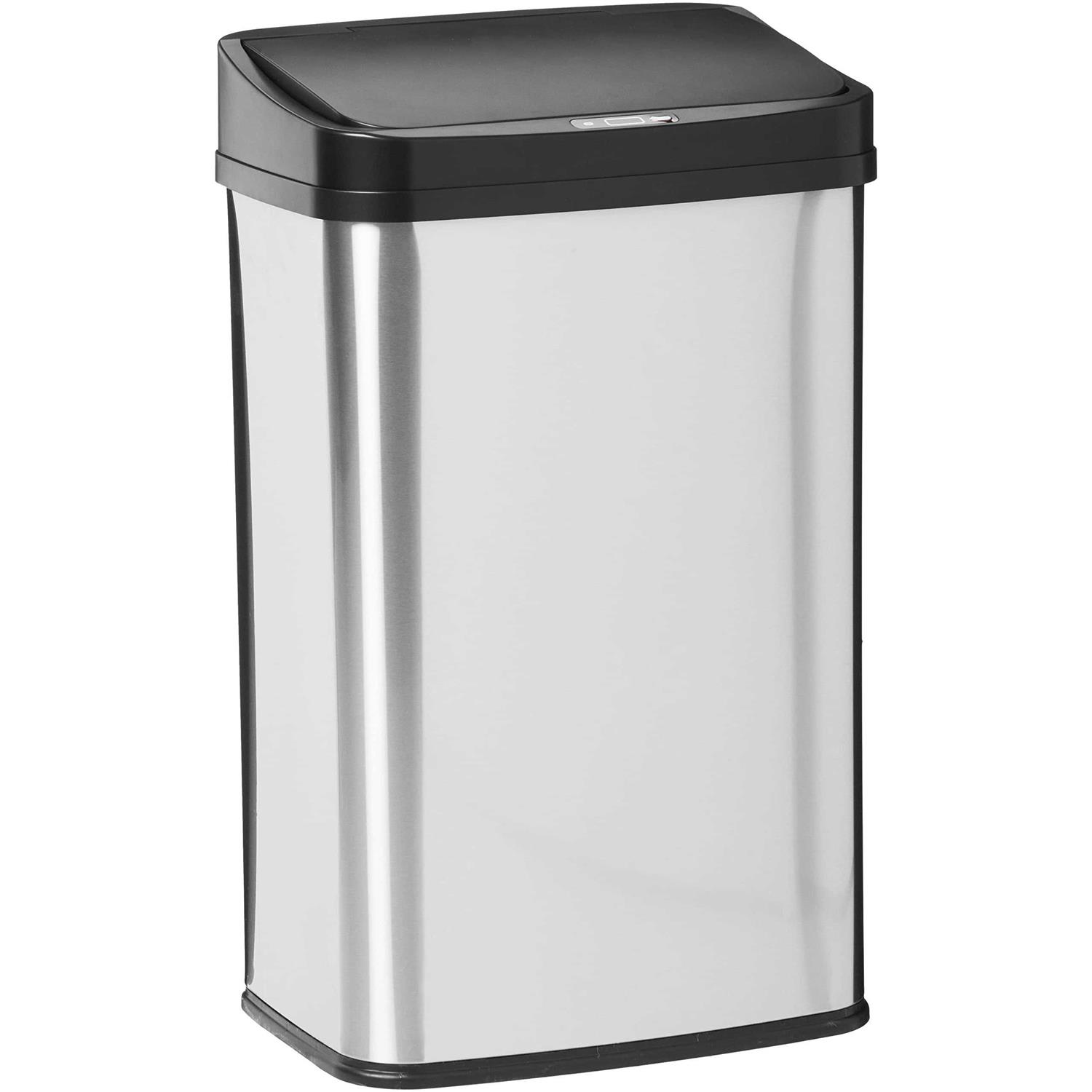 Nine Stars 13.2-gal. Stainless Steel Sensor Trash Can - Image 3