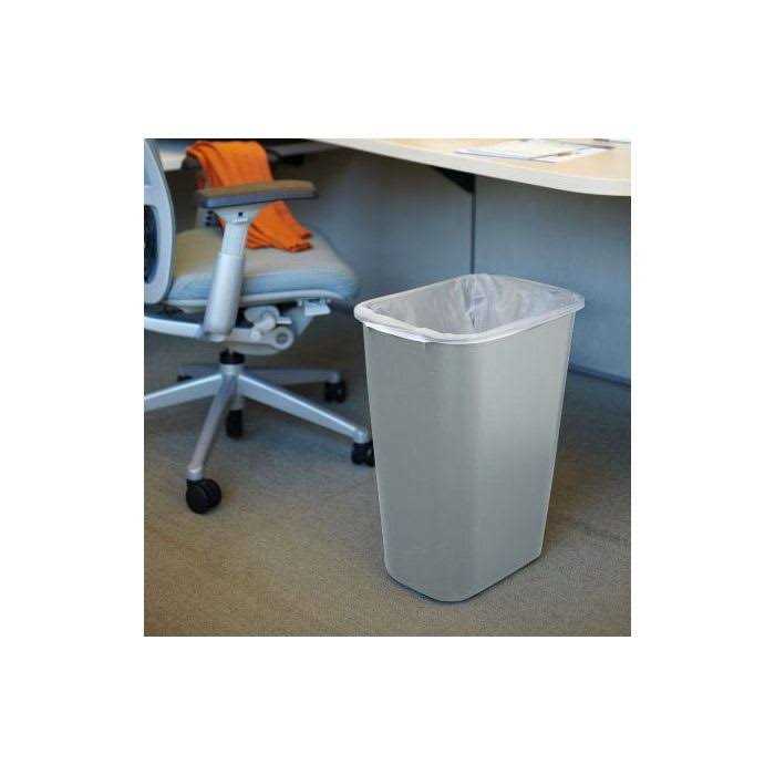 Rubbermaid Commercial Deskside Plastic Wastebasket - Image 2