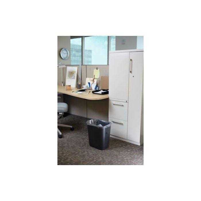 Rubbermaid Commercial Deskside Plastic Wastebasket - Image 5