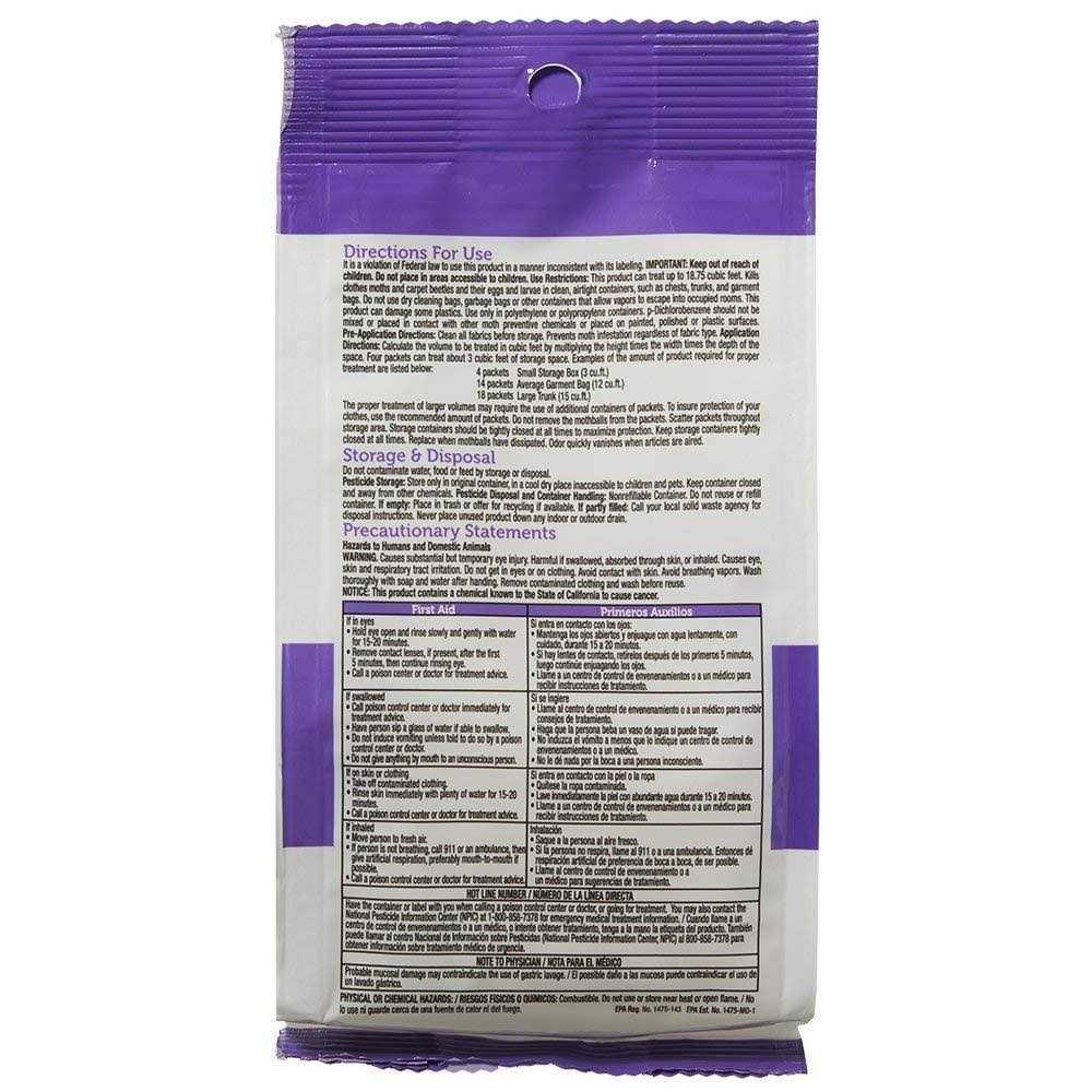 Enoz Lavender Scented Moth Ball Packets - Image 2