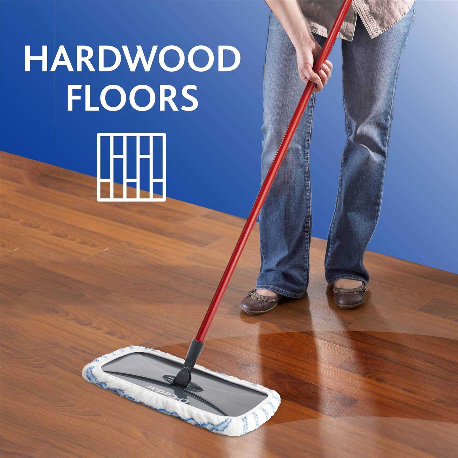O-Cedar Hardwood Floor 'N More Microfiber Mop - Image 5