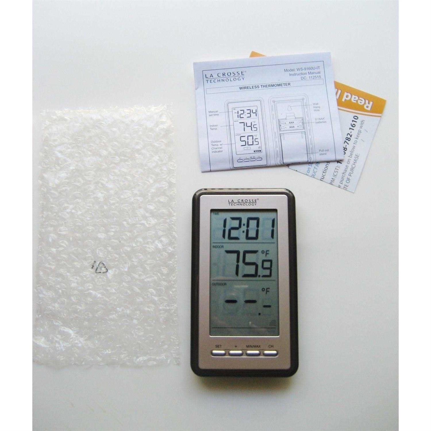 La Crosse Technology Indoor/Outdoor Temperature Ws-9160u-it Digital Thermometer - Image 3