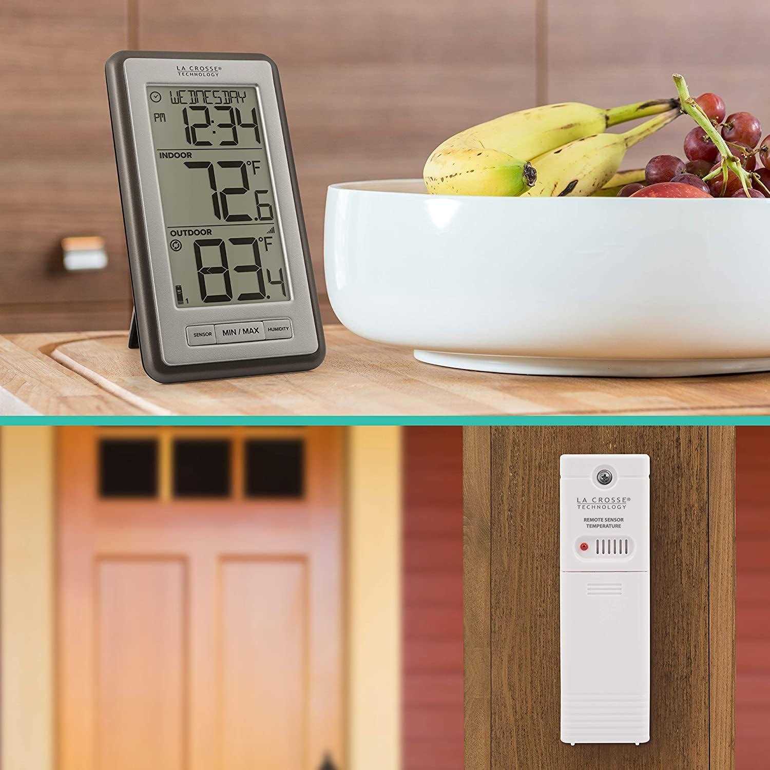 La Crosse Technology Indoor/Outdoor Temperature Ws-9160u-it Digital Thermometer - Image 5