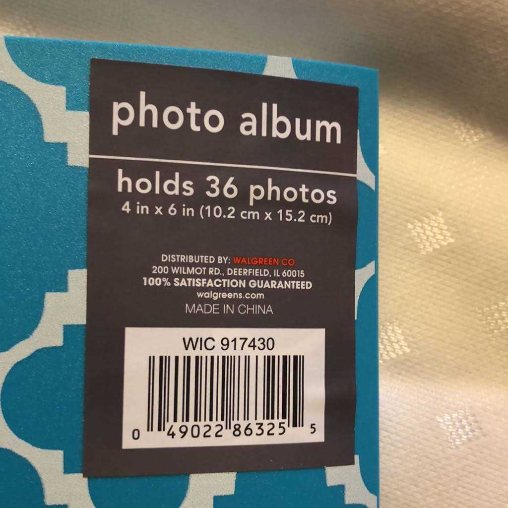 Complete Home Photo Album Patterned 4 x 6 - Image 2