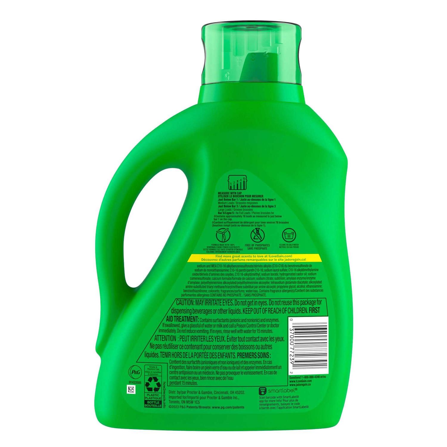 Gain Aroma Boost Liquid Laundry Detergent Original - Image 2