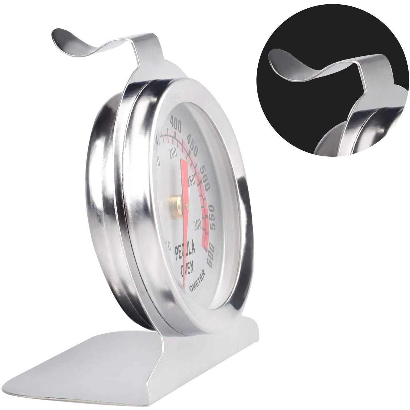 Oven Thermometer 50-300°C/100-600°F Oven Grill Fry Chef Smoker Analog Thermometer Instant Read Stainless Steel Kitchen Cooking Thermometer - Image 3