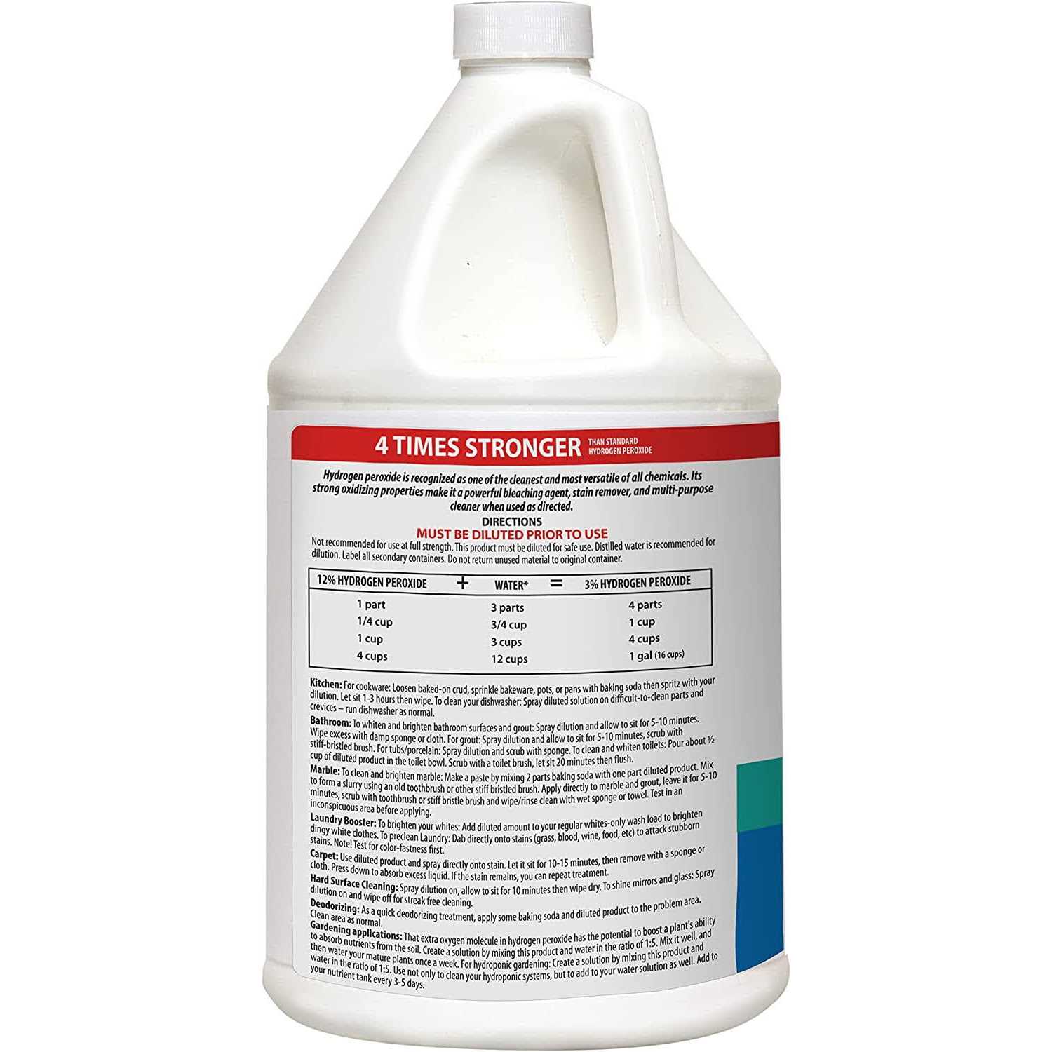 Harris 128 oz. 12% Hydrogen Peroxide All Purpose Cleaner - Image 2