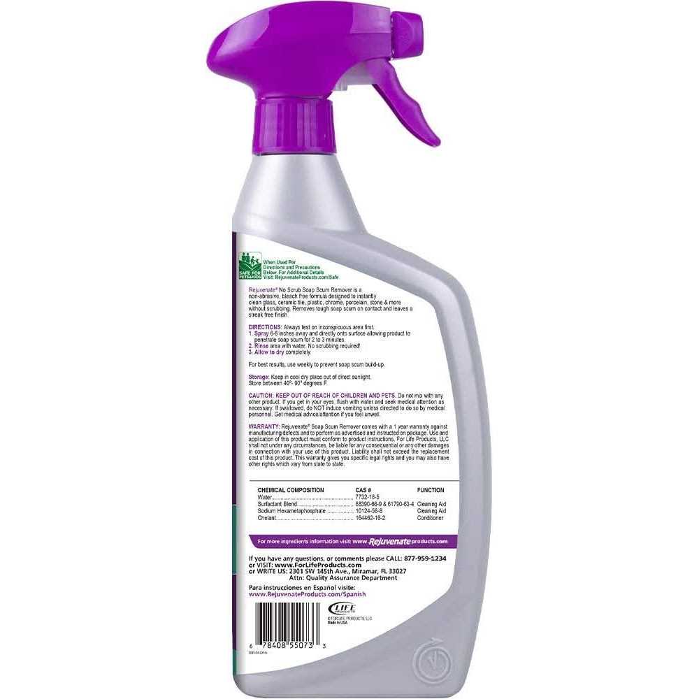 Rejuvenate Free Soap Scum Remover - Image 4