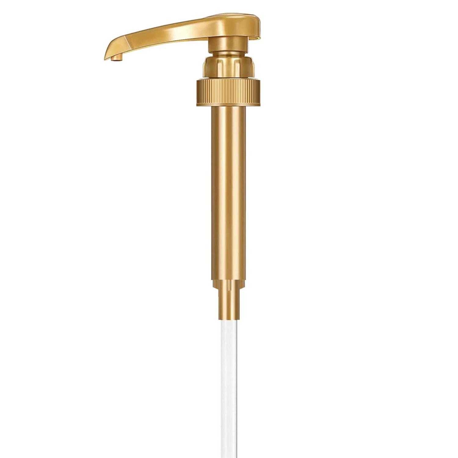 Gold Little Squirt Syrup Pumps for Coffee Syrup Bottles