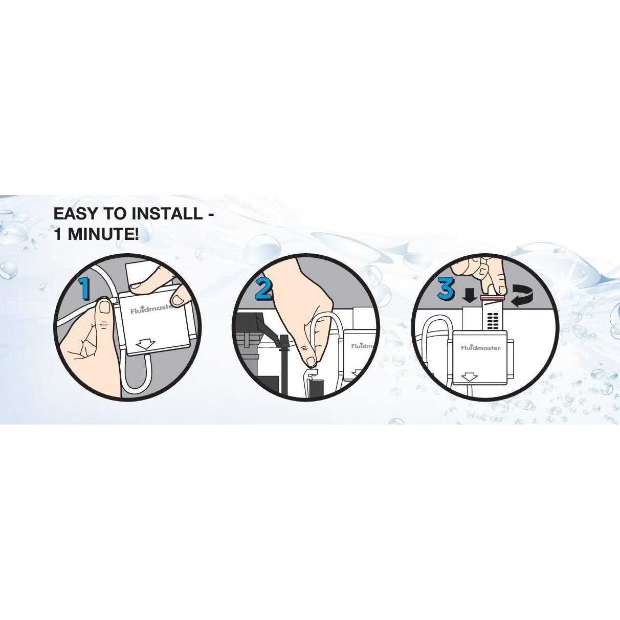 Fluidmaster 8300p8 Flush 'n' Sparkle Bleach Toilet Bowl Cleaning System - Image 3