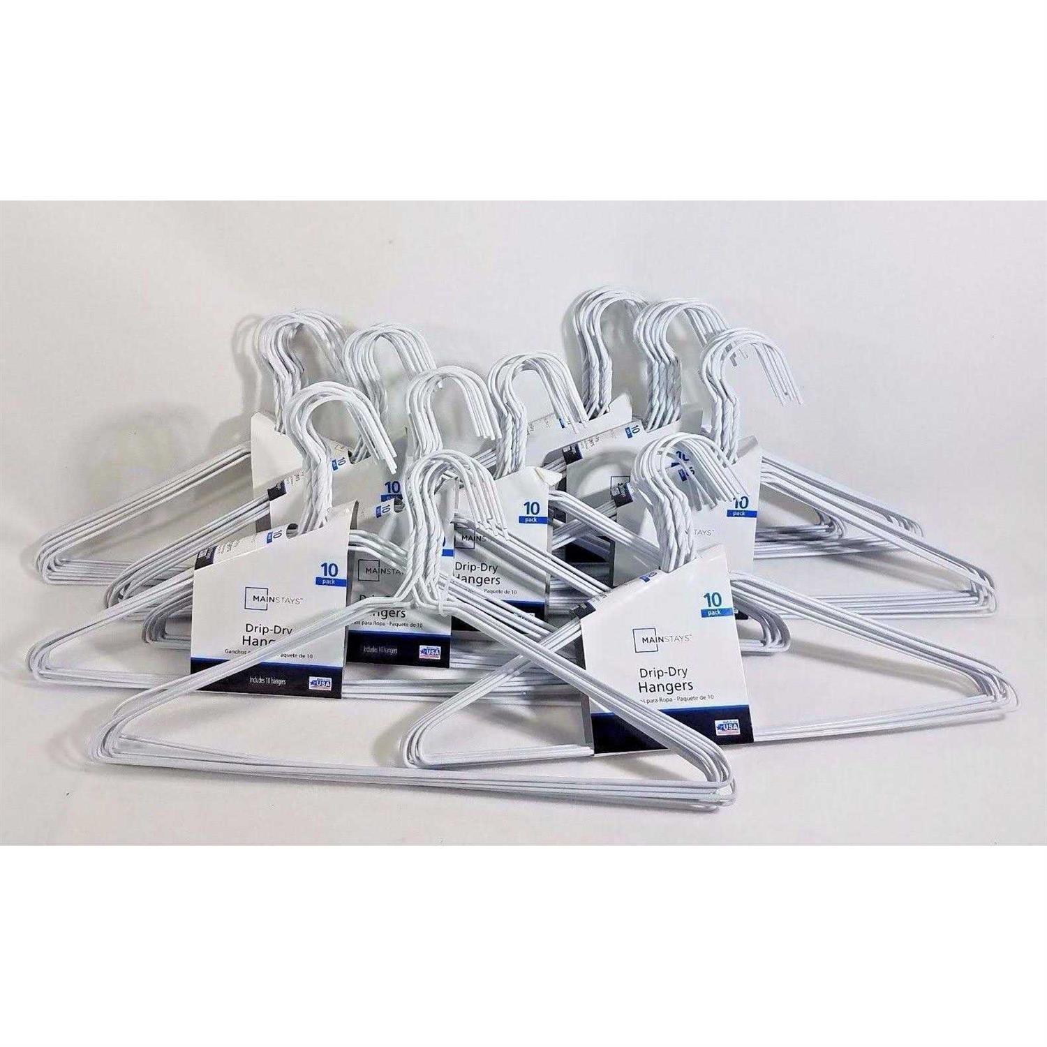 Mainstays Drip Dry Wire Clothing Hangers - Image 2