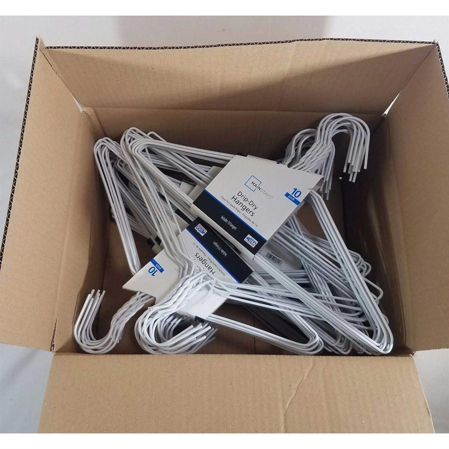 Mainstays Drip Dry Wire Clothing Hangers - Image 4