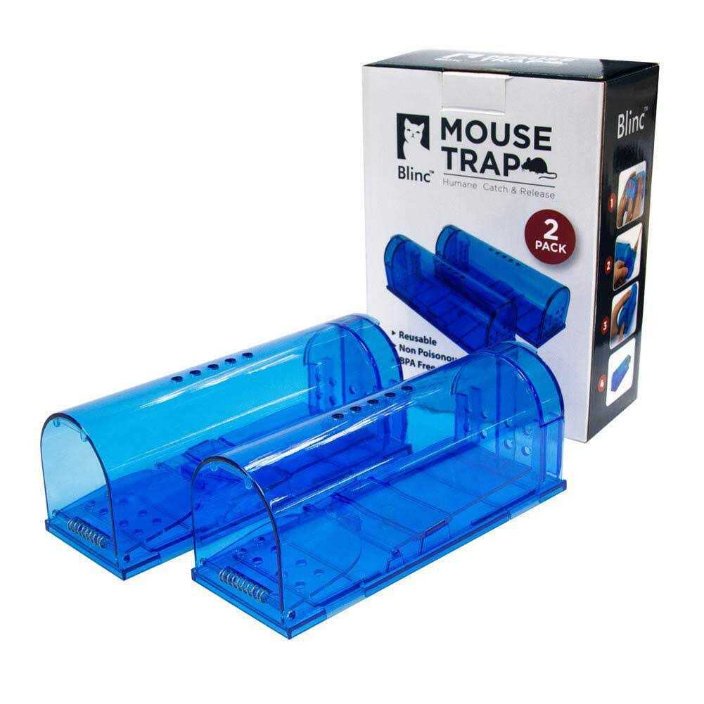 Humane Mouse Trap Catch and Release Mouse Traps That Work 2 Pack mice Trap No Kill for mice/Rodent Pet Safe Best Indoor/Outdoor - Image 2