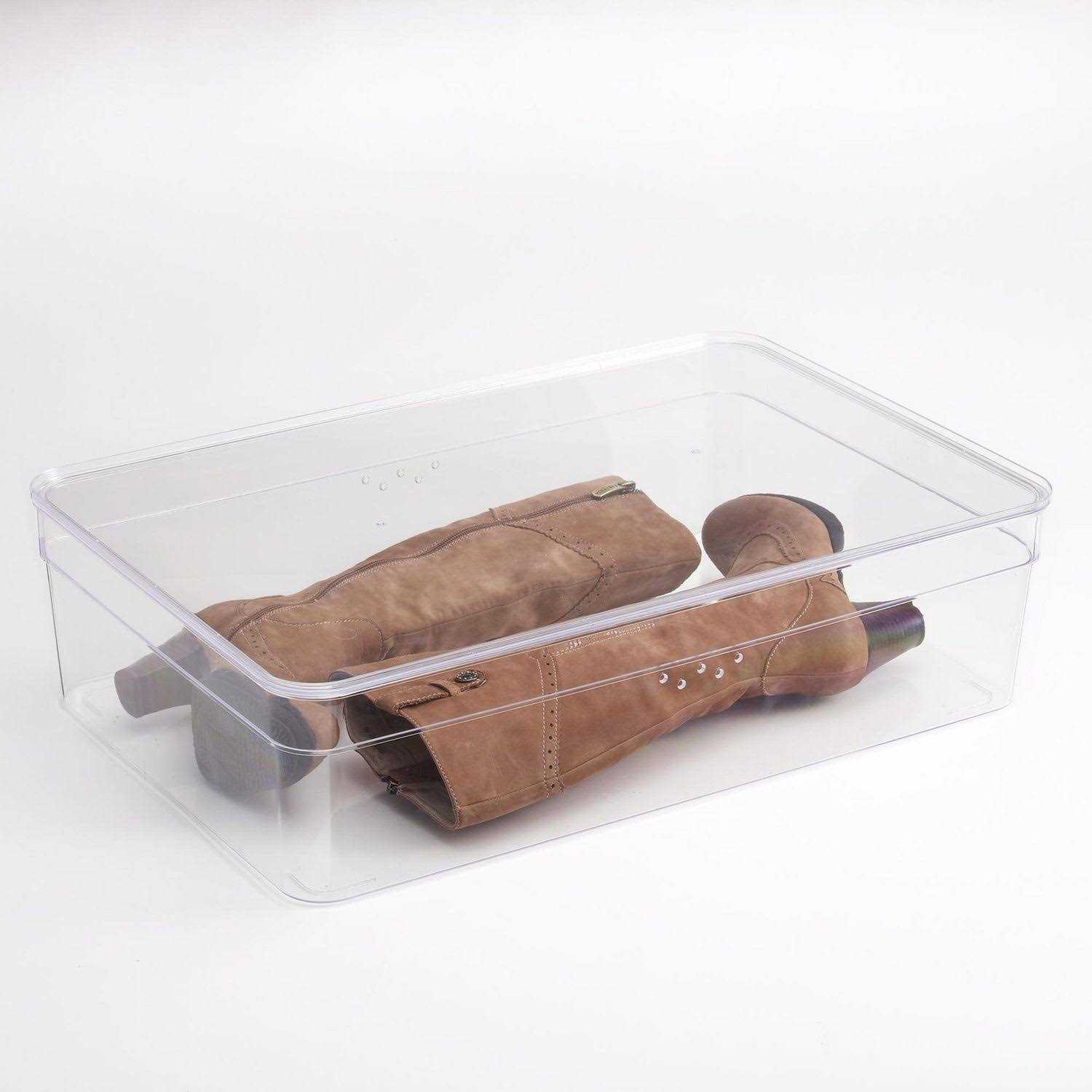 Mainstays Clear Boot Box With Lid