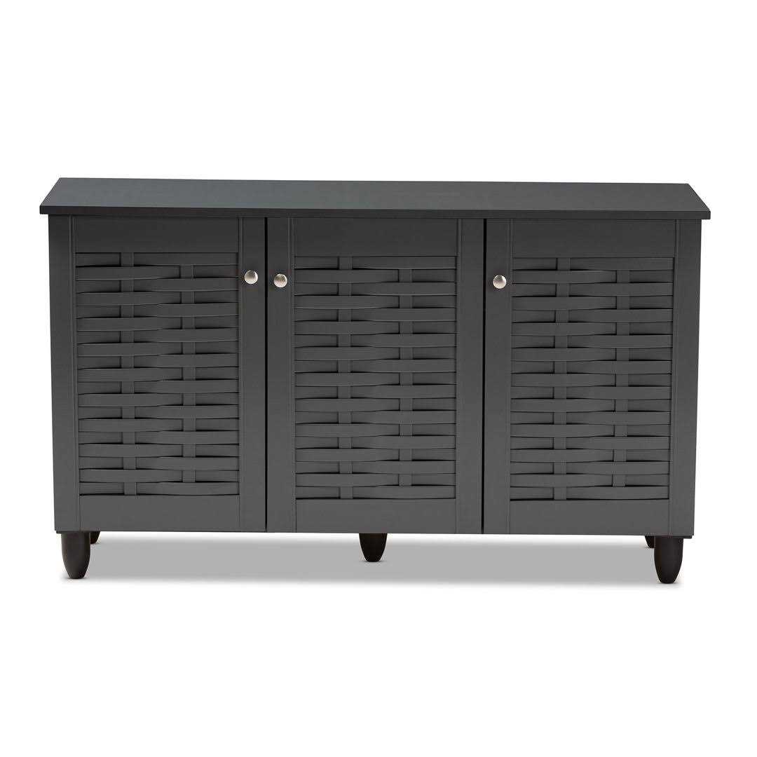 Entryway 12 Pair Shoe Storage Cabinet Winston Porter - Image 5