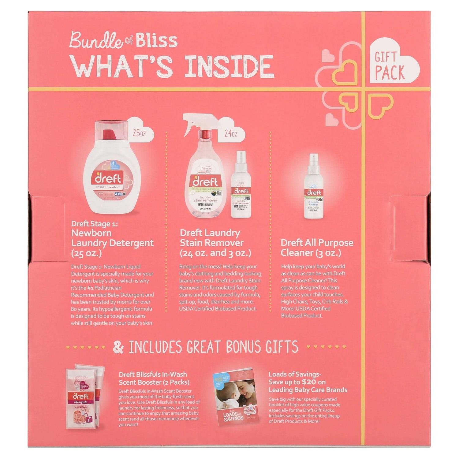 Dreft Bundle of Bliss Laundry Detergent Gift Pack - Image 2