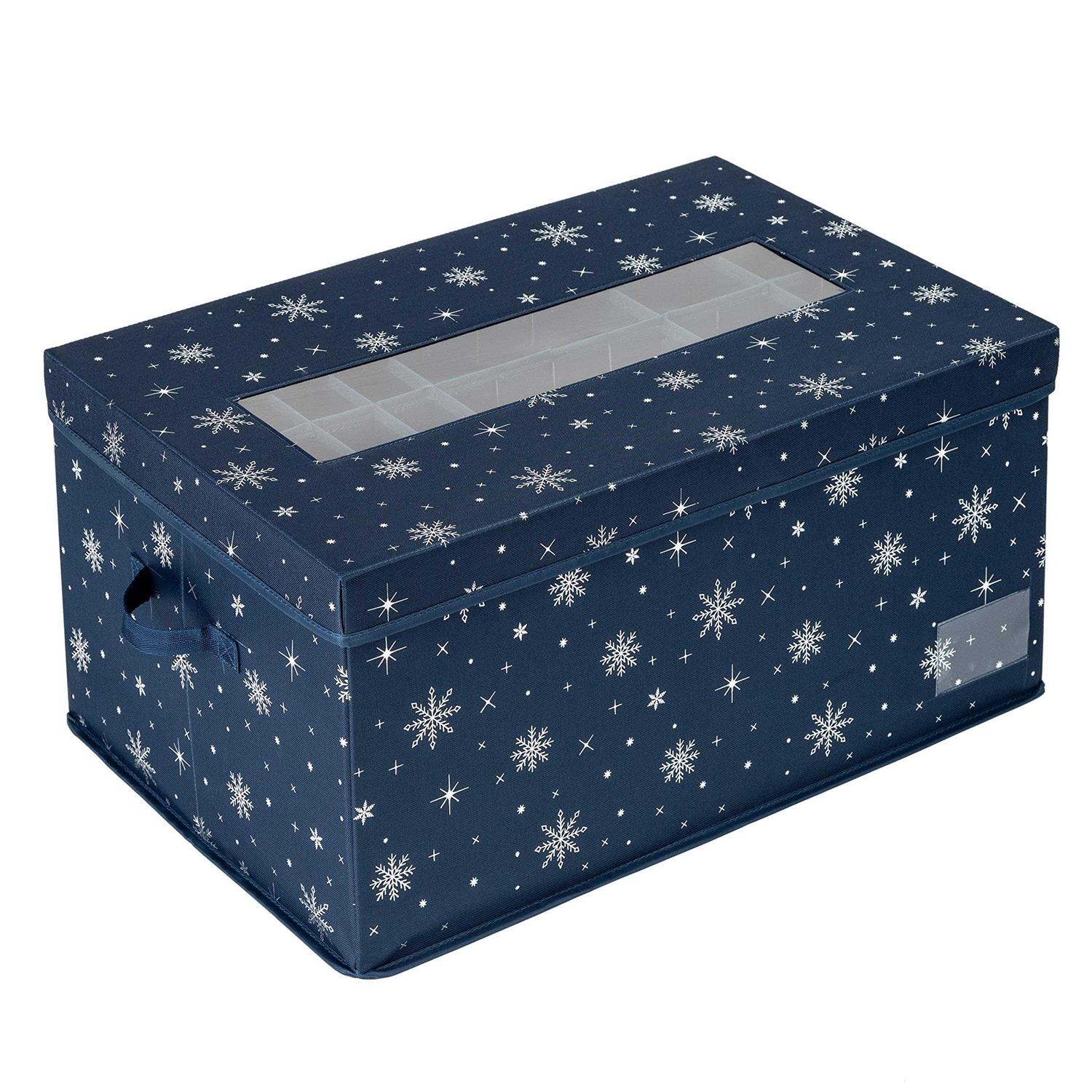 Honey-Can-Do Deluxe 72-Piece Ornament Cube