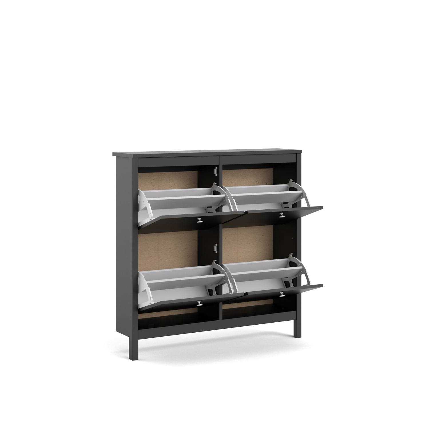 Tvilum Madrid 4 Drawer Shoe Cabinet - Image 4