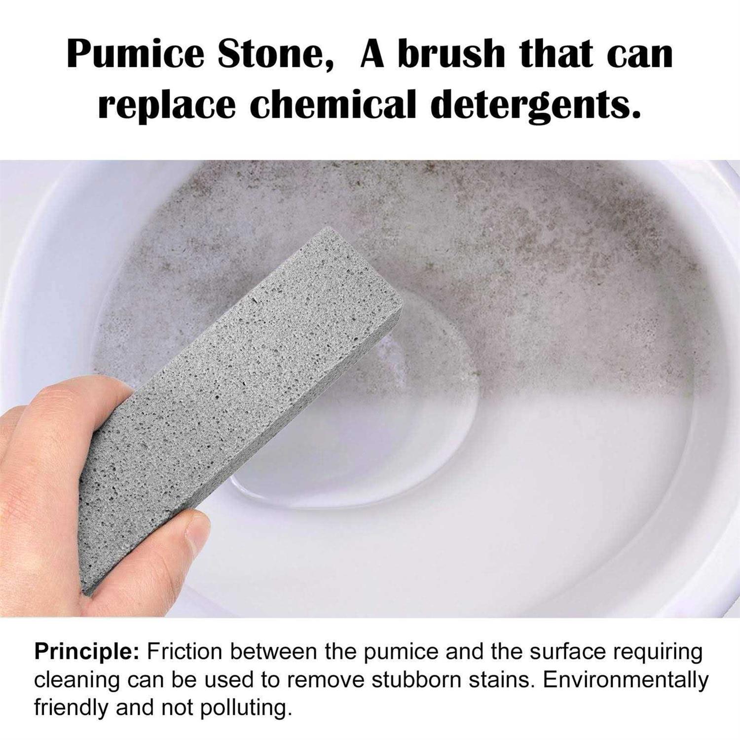 FALAMON 6 Pack Pumice Stone For Toilet Bowl Cleaning, Scouring Stick Remove Toilet Bowl Hard Water Rings, Calcium Buildup And Rust Suitable For Cleaning - Image 3