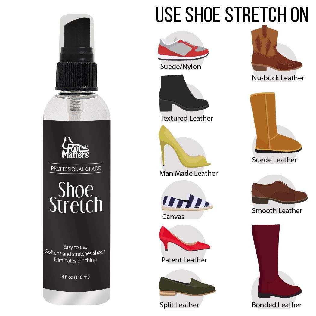 Footmatters Professional Boot & Shoe Stretch Spray Softener & Stretcher for Leather - Image 2
