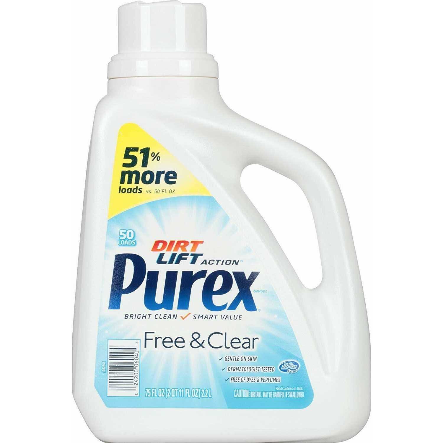 Purex Free and Clear Liquid Laundry Detergent - Image 4